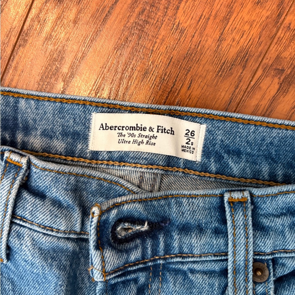 Abercrombie and fitch the 90’s ultra high rise straight jean - Picture 4 of 4